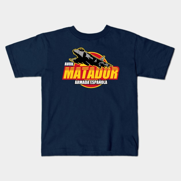 AV8B Matador Kids T-Shirt by TCP